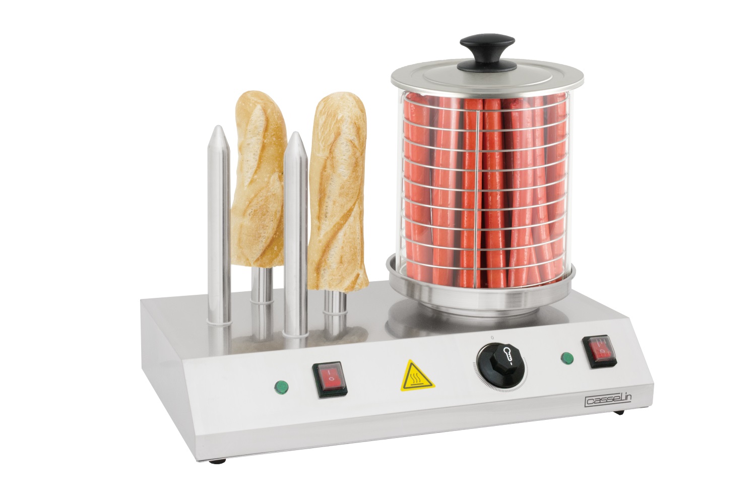 Appareil hot-dog 4 plots