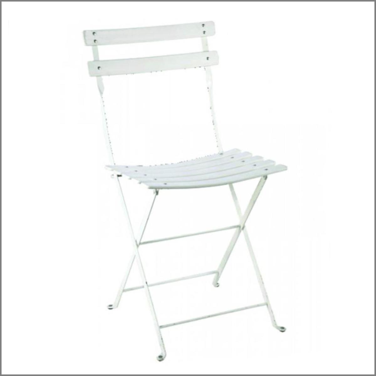 Chaise square blanche 2