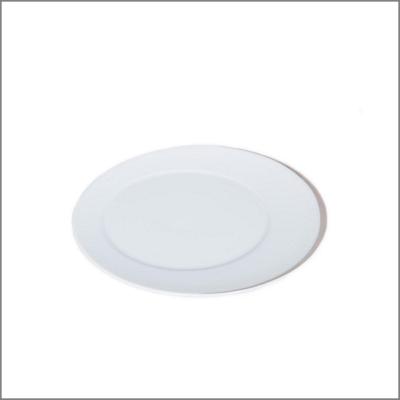 Assiette plate D23 'Elipse argent'