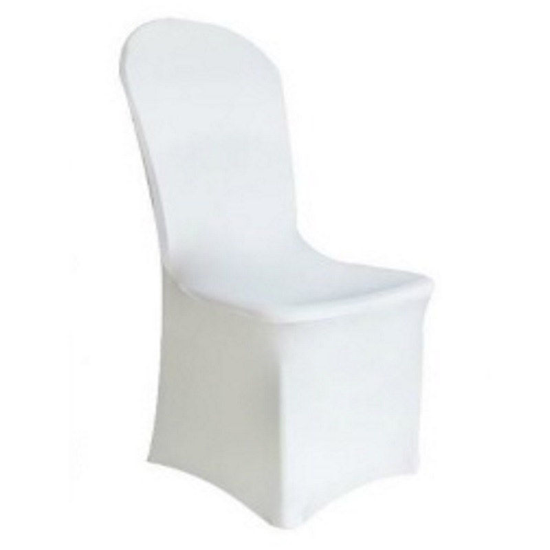 Housse blanche chaise 1