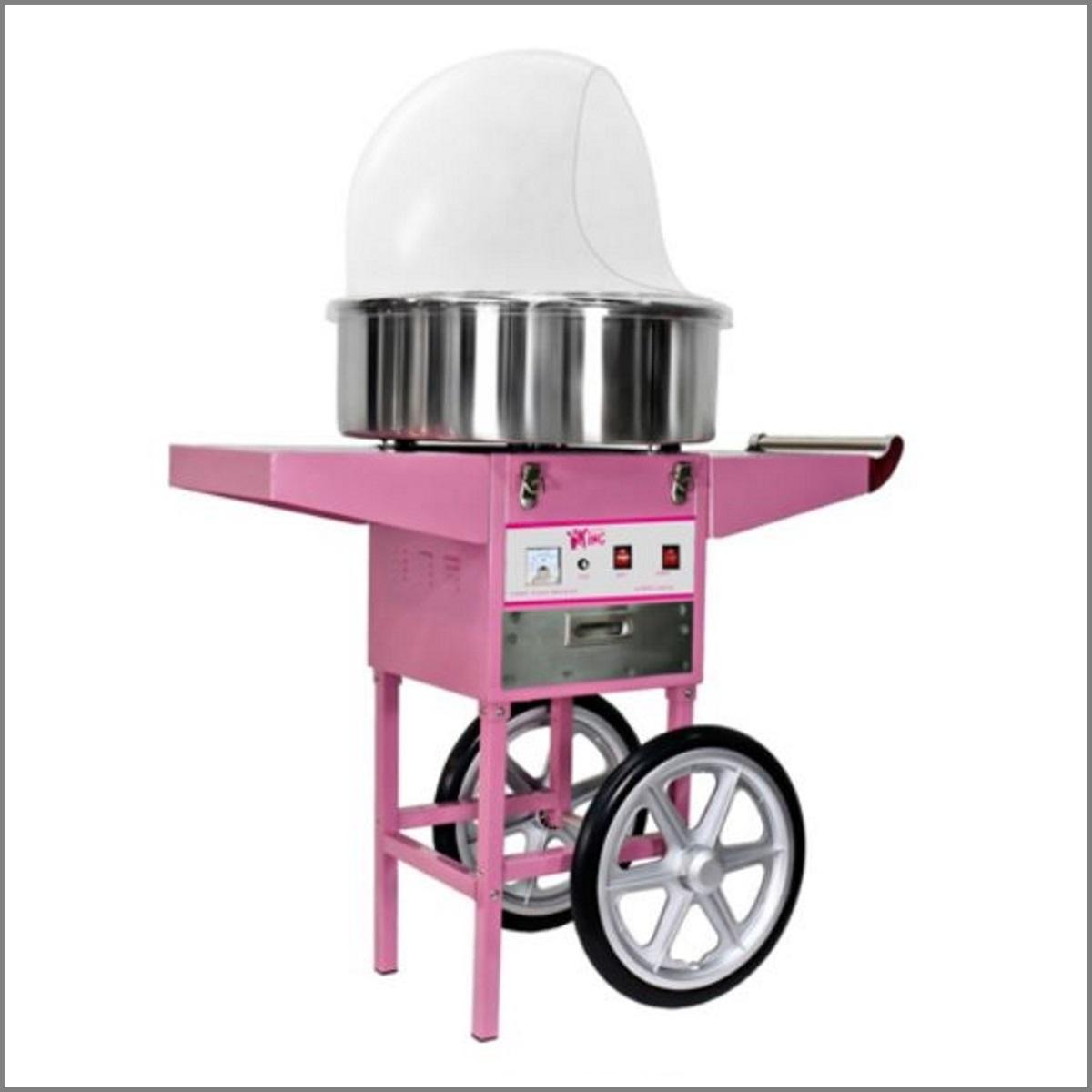 Machine a barbe a papa et chariot