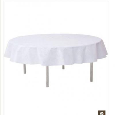 Vente nappe en intissé ronde D2,40m  blanche