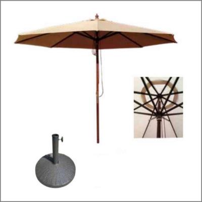 Parasol 3m + pied 25Kg