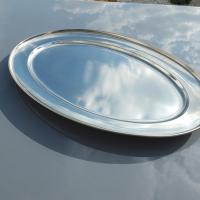Plat ovale inox3