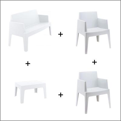 Salon Lounge blanc