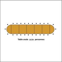 Table ovale 23 a 26 personnes bois 2
