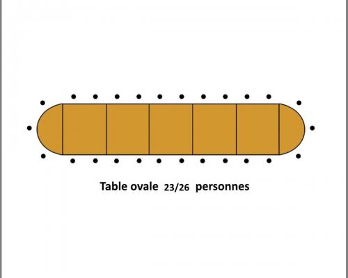 Table ovale 23 a 26 personnes bois 2