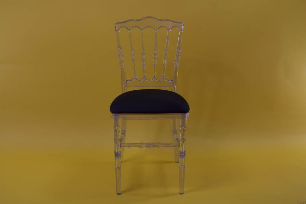S- Chaise Napoléon Cristal - galette noire